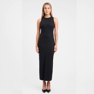 Kookai Audrey Maxi Black Bodycon Dress Size XS NWT